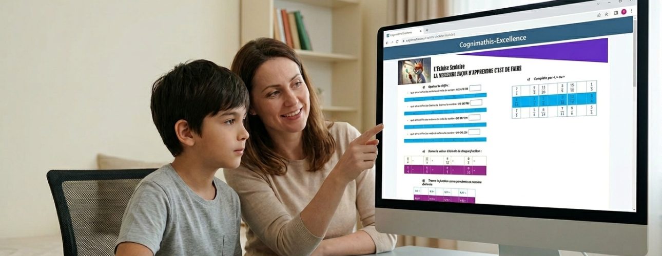 Child_and_mother_working_online