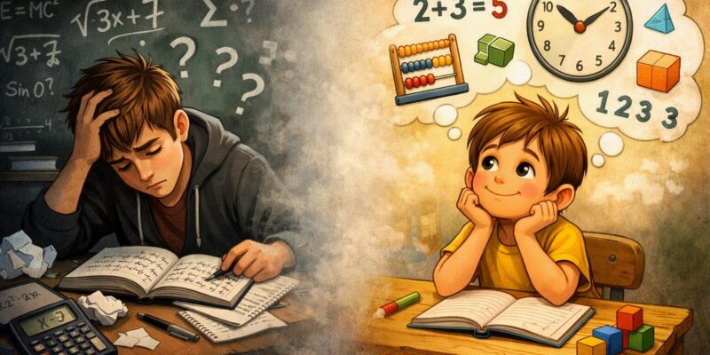 le manque de bases en mathématiques
