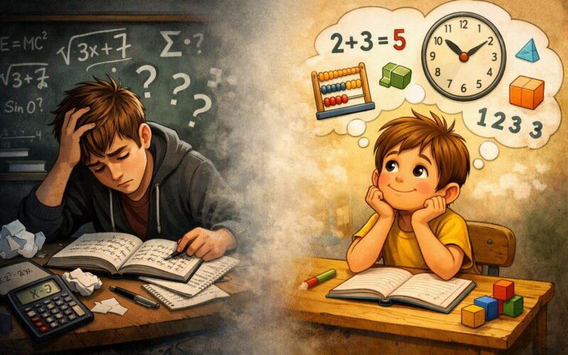 le manque de bases en mathématiques